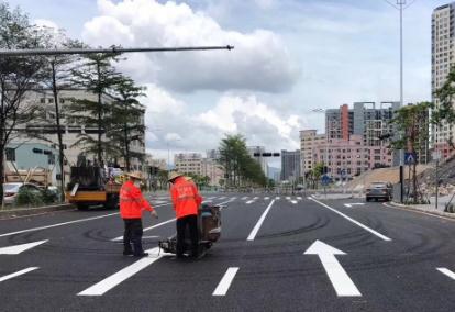 青岛道路划线